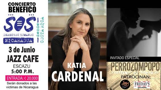 nicaragua-sos-aficeh Concierto benéfico para víctimas de Nicaragua con Katia Cardenal y Perrozompopo