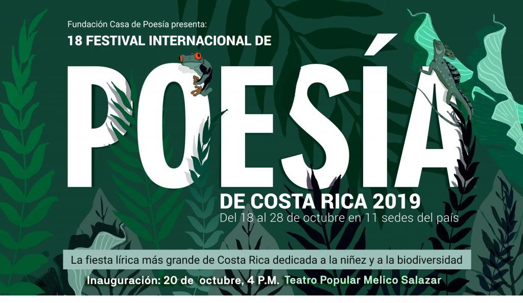 Festival Internacional de Poesía será dedicado a la niñez y la biodiversidad (video) 1 AFICHE FIPCR 2019 min e1571384813795
