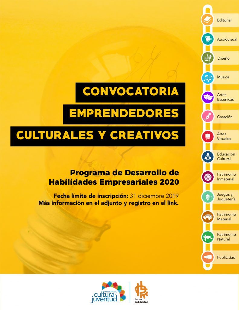 CYD 95 2 2019 CONVOCATORIA EMPRENDEDORES CULTURALES Y CREATIVOS 002