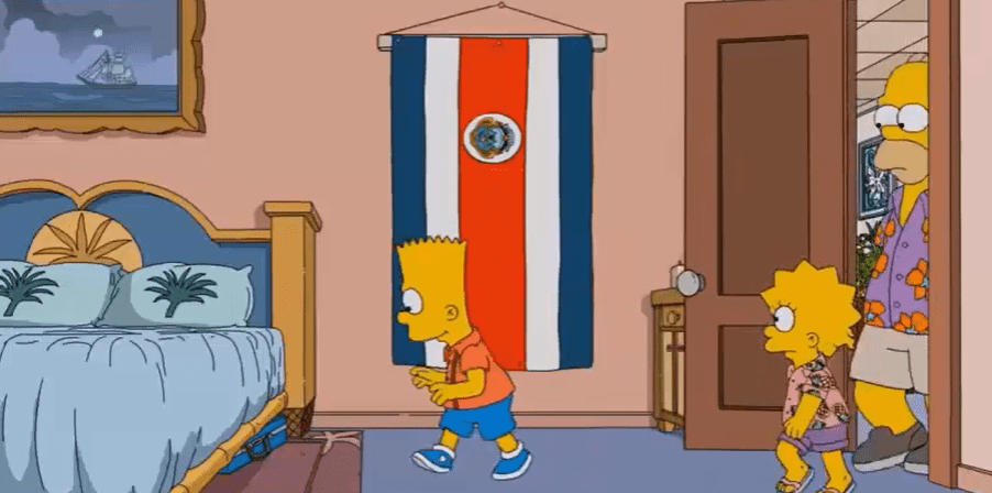 Simpson-costa-rica Los Simpson viajan a Costa Rica con un mensaje “multifamiliar” irreverente (Véalo aquí)