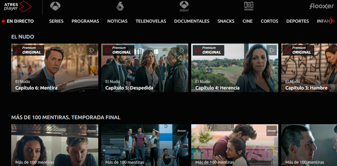 Llega Atres Player a Latinoamérica: streaming español con series y programas de tv