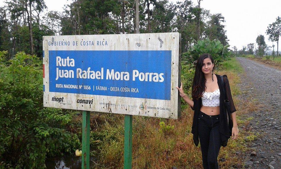 Valeria-isla-calero Inicio de la trocha fronteriza en Delta Costa RIca.