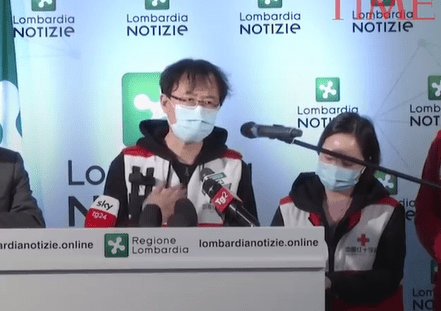 chino-en-Italia “No sé qué están pensando”: La gran regañada que da jefe de la Cruz Roja china a Italia