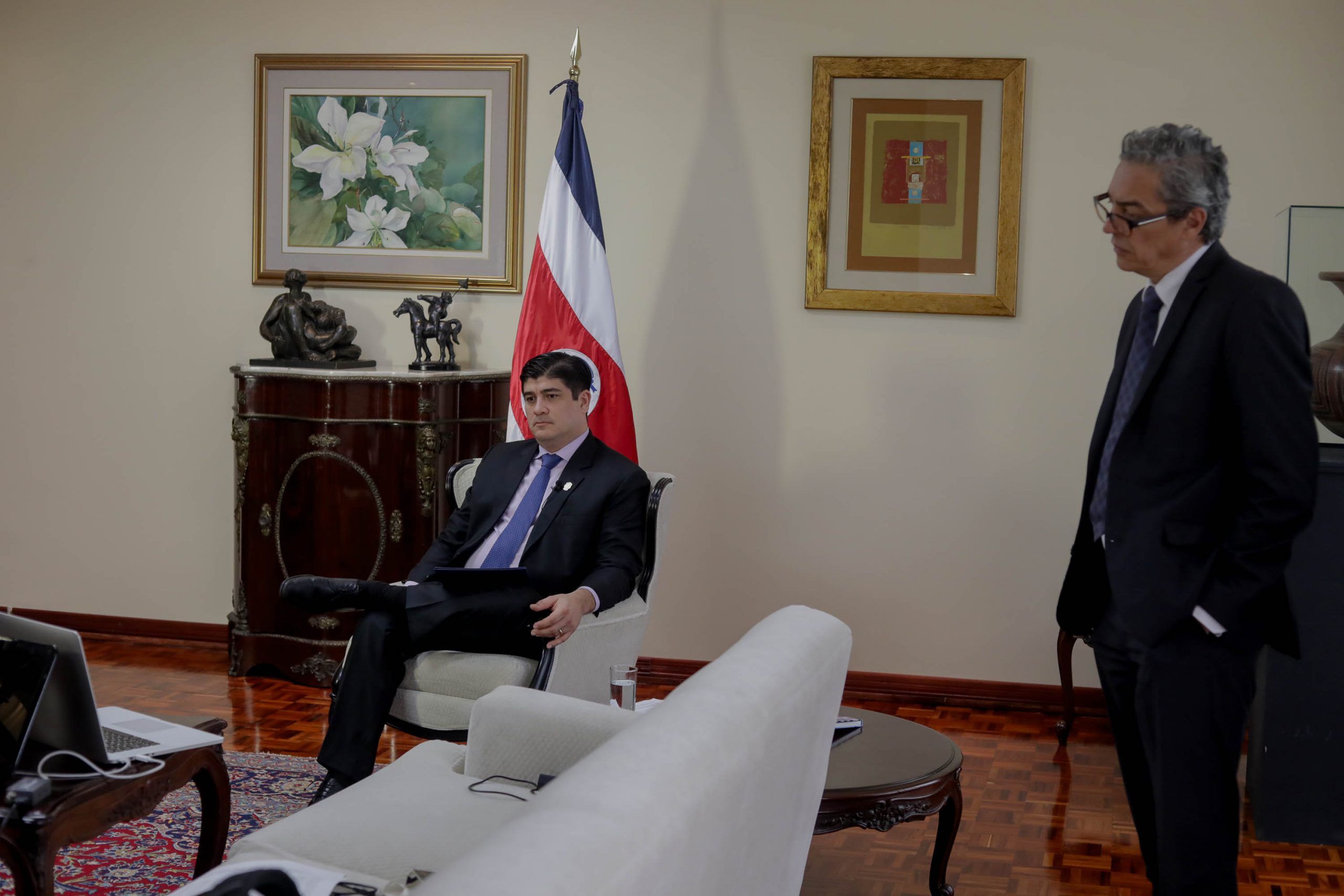 Presidente Alvarado declaró no recordar claves de dispositivos decomisados por caso UPAD