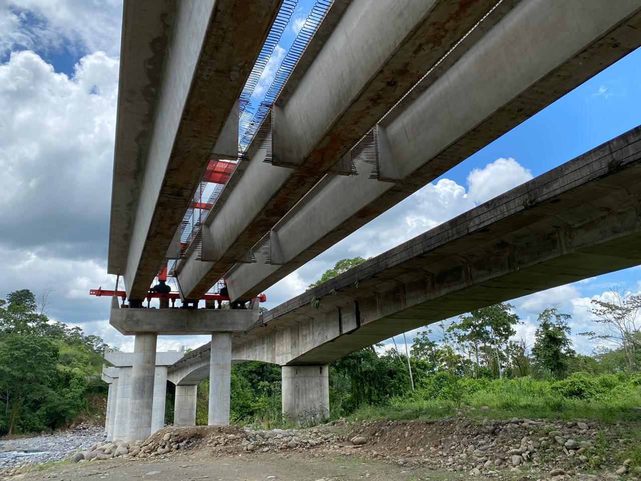 Puentes nuevos de la 32 casi listos; 10 tienen un avance del 90%
