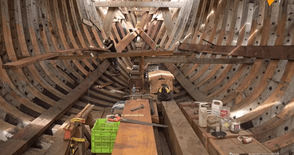 Vea cómo construyen en Costa Rica el barco ecológico de carga más grande del mundo ◘ Video