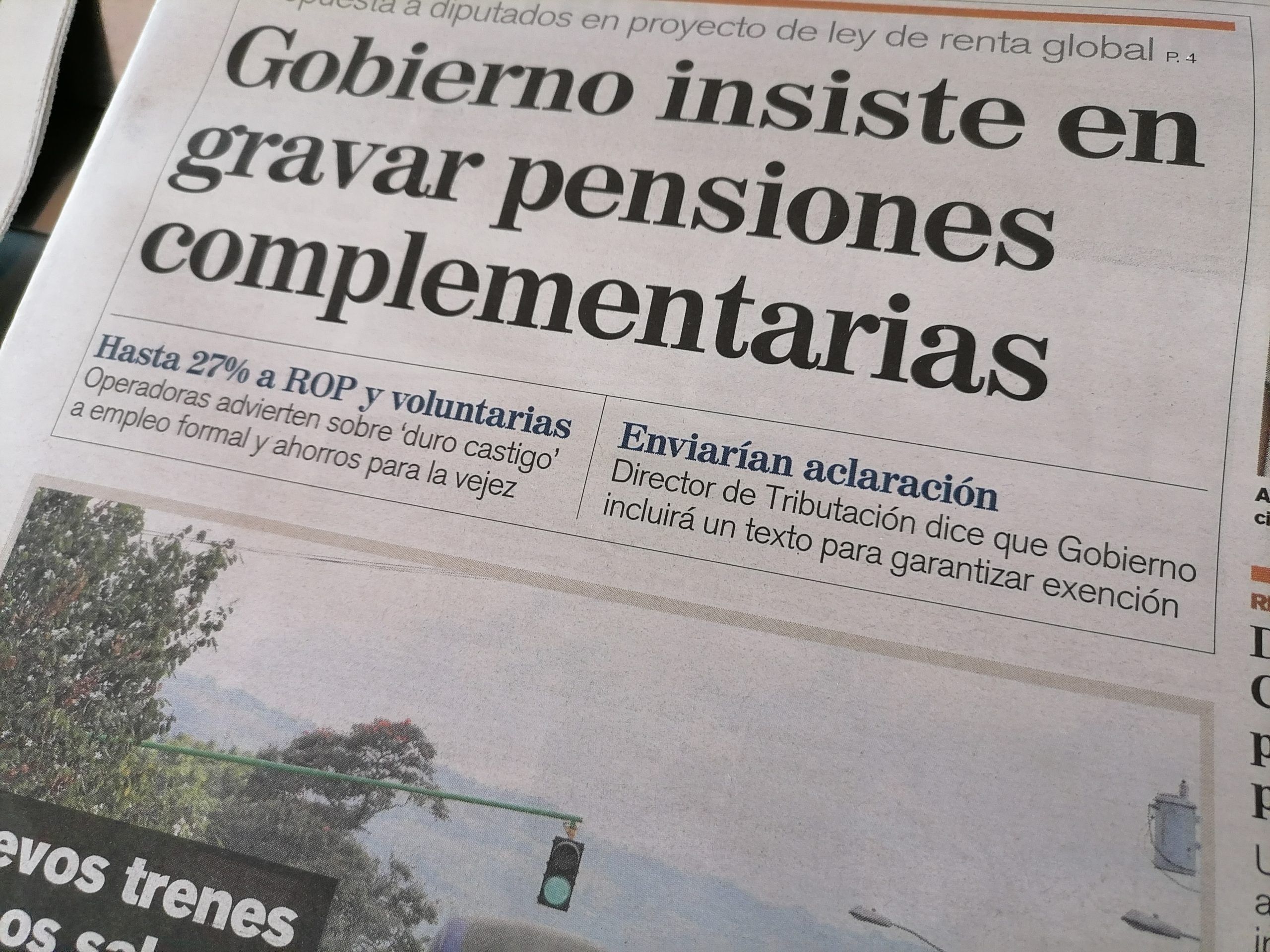 Presidencia desmiente a La Nación: “Renta Global no cobrará impuesto a pensiones”