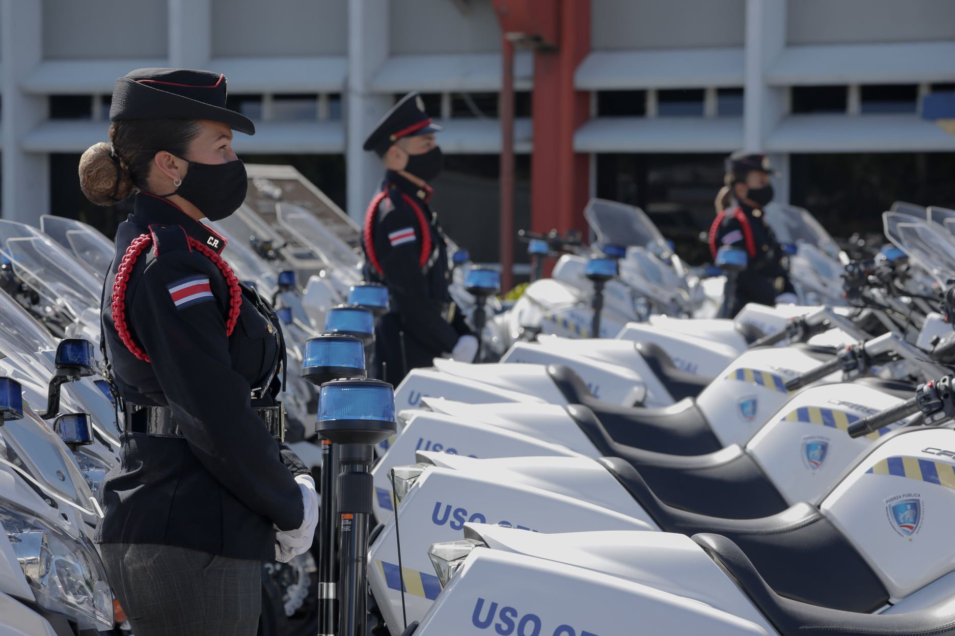 China dona 100 motos policiales a Costa Rica valoradas en ¢3.000 millones