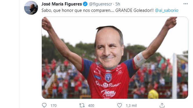 Figueres busca sacar ventaja de los memes de Álvaro Saborío y su ‘no me acuerdo’