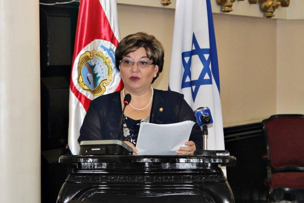 Shirley-Diaz-bandera-Israel Diputados asumen posición pro israelí y condenan ‘terrorismo’ en Medio Oriente