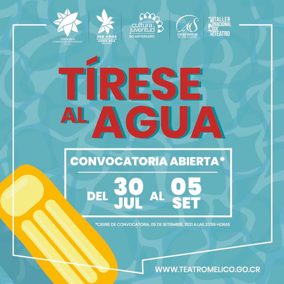 “Tírese al agua” y lleve su producción a las tablas con nueva convocatoria