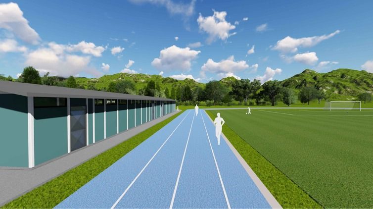 Gobierno construirá pista atlética en Puriscal gracias a las hermanas Andrea y Noelia Vargas