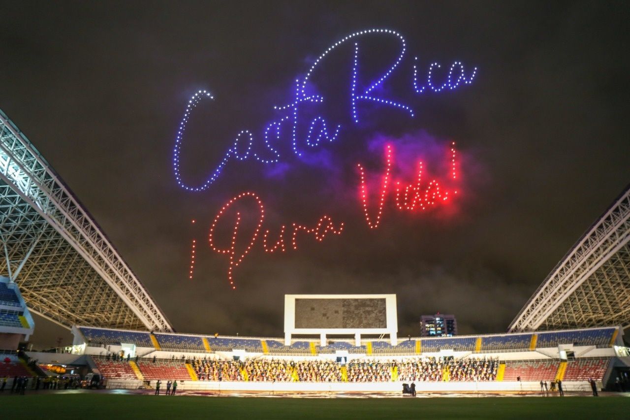 drones-CR-Pura-vida La fabulosa celebración del Bicentenario en San José: Videos y fotos