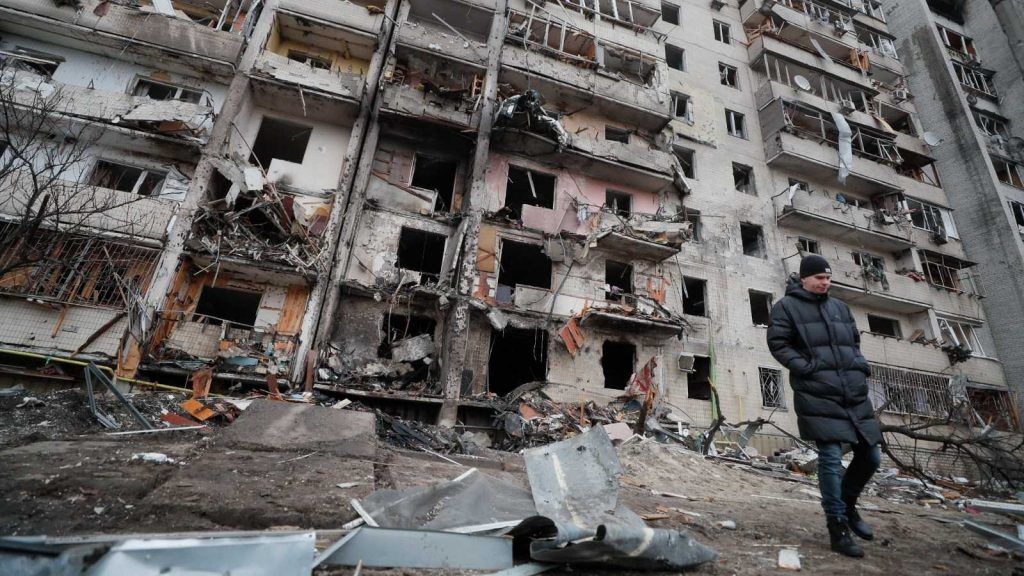 Kiev guerra destruccion