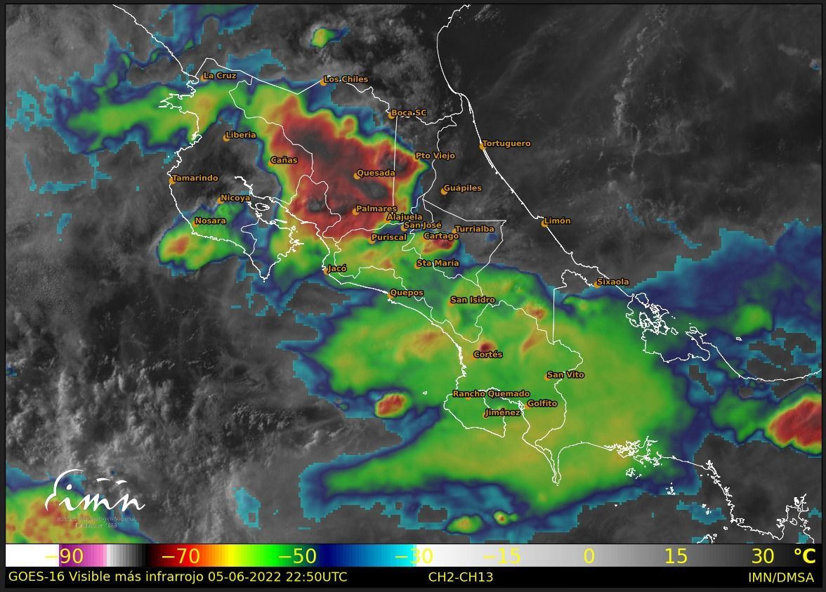 Fuertes lluvias y saturación de suelos por onda tropical