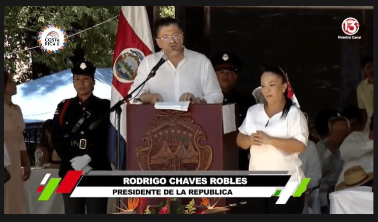 chaves-anexion Chaves ofrece dar cuentas a Guanacaste en 4 meses.