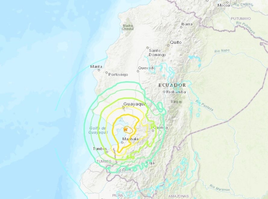 Ecuador.- Un terremoto de 6,7 sacude la costa de Ecuador Terremoto en Ecuador sacude Cuenca y Guayaquil.