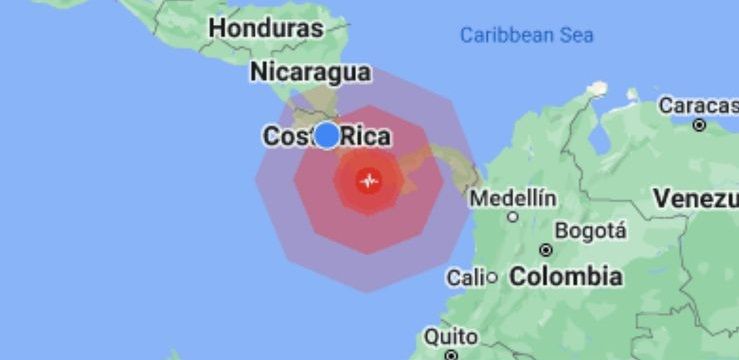 Coiba-terremoto Terremoto en Panamá y Costa Rica