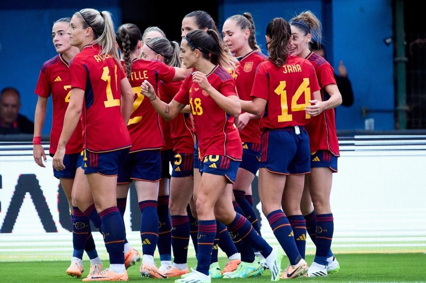 España aplasta a Panamá 7 a 0 previo al mundial femenino