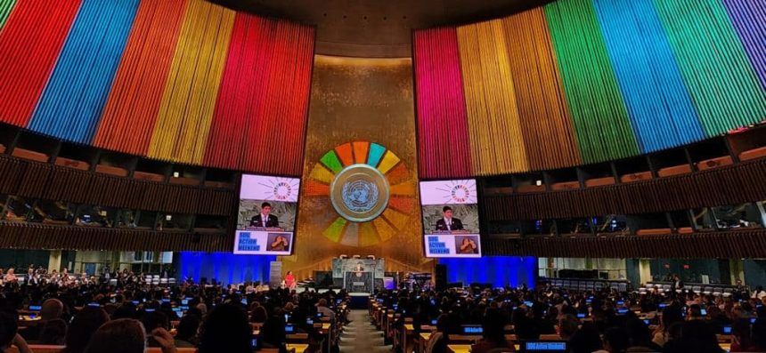 Carlos Alvarado se presentó ante las Naciones Unidas