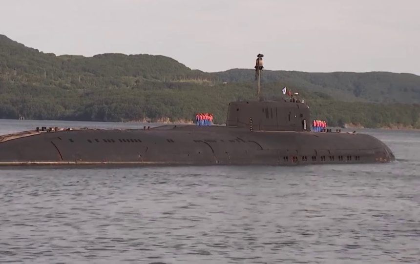 Maniobras militares de Rusia en el mar de Bering.
