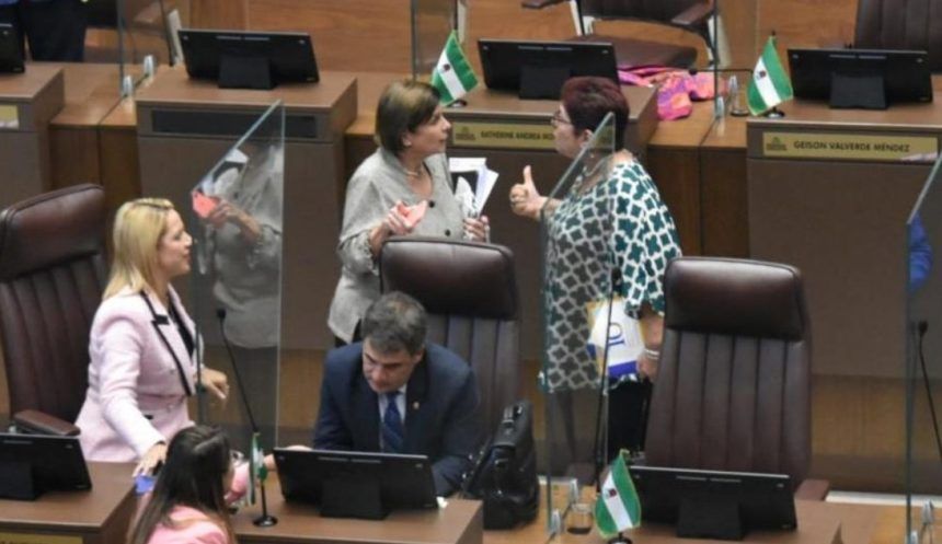 “¡Traidora!” Cisneros, Ada Acuña y Alexánder Barrantes gritan a Luz Mary Alpízar en el plenario legislativo