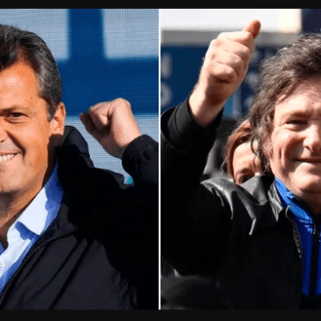 Massa-Milei Sergio Massa rompe las encuestas y gana primera ronda