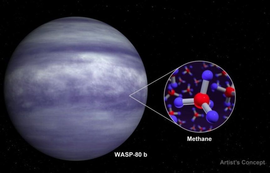 Telescopio espacial James Webb identifica metano