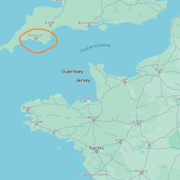 Plymouth-Inglaterra aparece bomba de la Segunda Guerra mundial sin detonar en el jardín de una casa en Plymouth