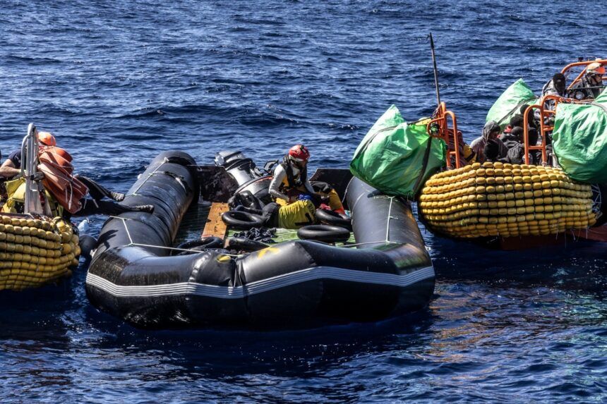 Mueren cerca de 60 migrantes en el mar Mediterráneo tras una semana a la deriva
