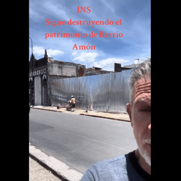Denuncian afectación del INS al patrimonio en Barrio Amón