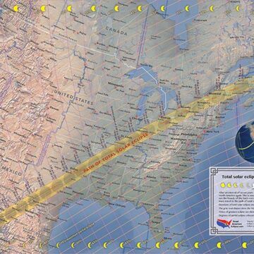 (Mapa) Lo importante sobre el eclipse parcial de Sol que podremos ver este lunes 8 al mediodía: será total en Norteamérica
