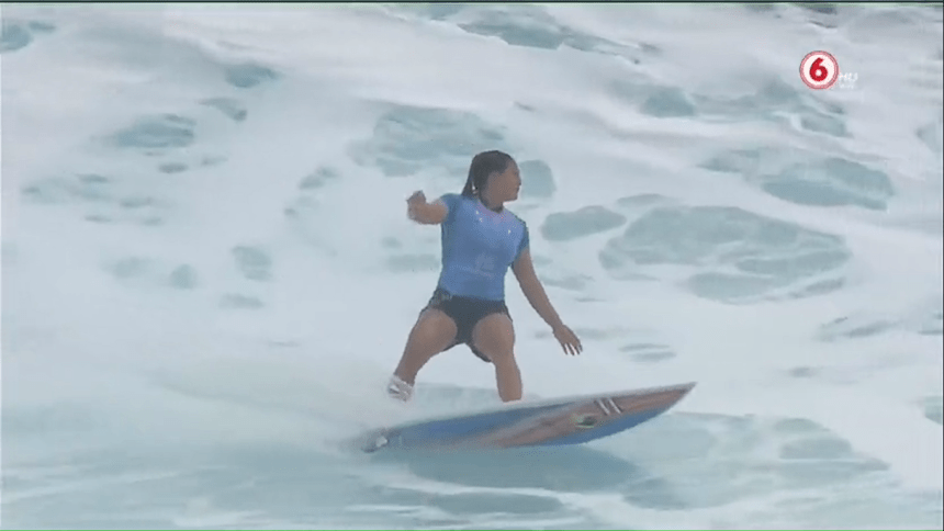 ¡Hasta el lunes! Suspenden las competencias del surf olímpico: Brisa envía mensaje a los ticos