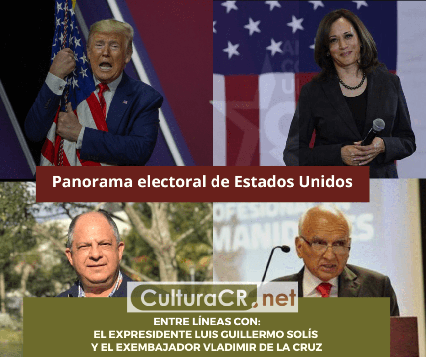 ¿Harris o Trump, qué conviene a Costa Rica? Expresidente Luis Guillermo Solís y Vladimir de la Cruz no ven muchas diferencias
