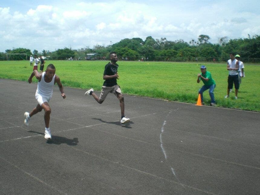 inicio de Sherman Guity en el atletismo