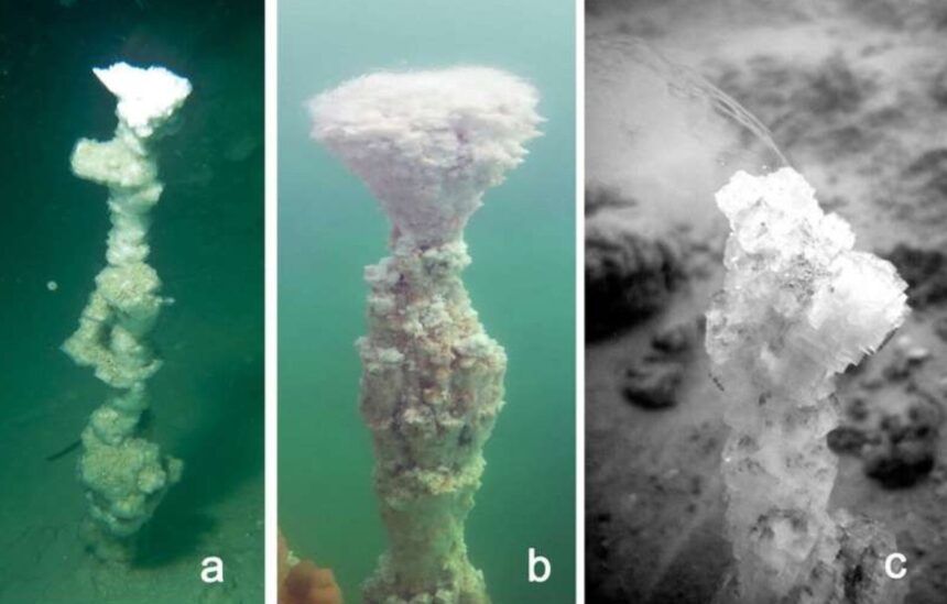 Insólitas chimeneas naturales descubiertas en el Mar Muerto