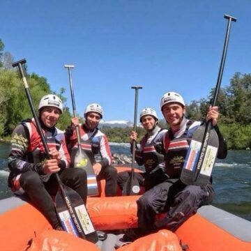 primos ticos entre los 3 mejores del Panamericano de Rafting en Chile