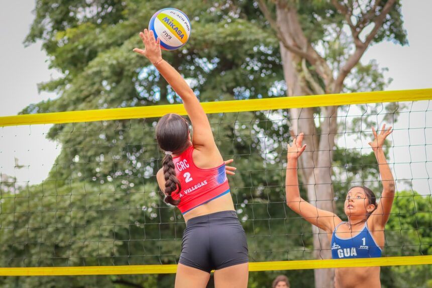 Voleibol de playa juvenil de Centroamérica toma La Sabana y Costa Rica lleva marca perfecta