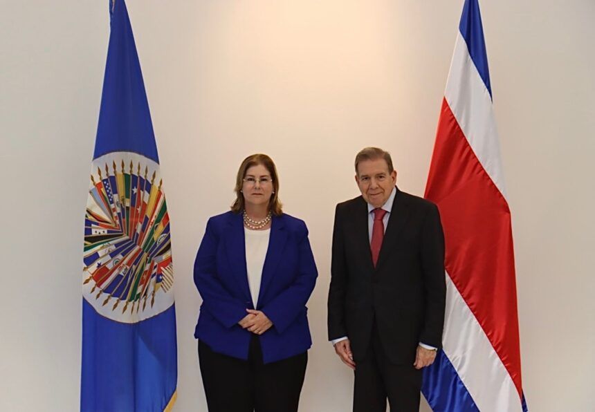 #CulturaPolítica | Edmundo González se reunió con expresidentes de Costa Rica y presidenta de la Corte Interamericana de Derechos Humanos. Además de su visita a Casa Presidencial y Congreso, González se reunió con exmandatarios demócratas: