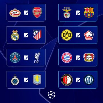 Se vienen los octavos de la Champions: aquí el calendario y otros detalles