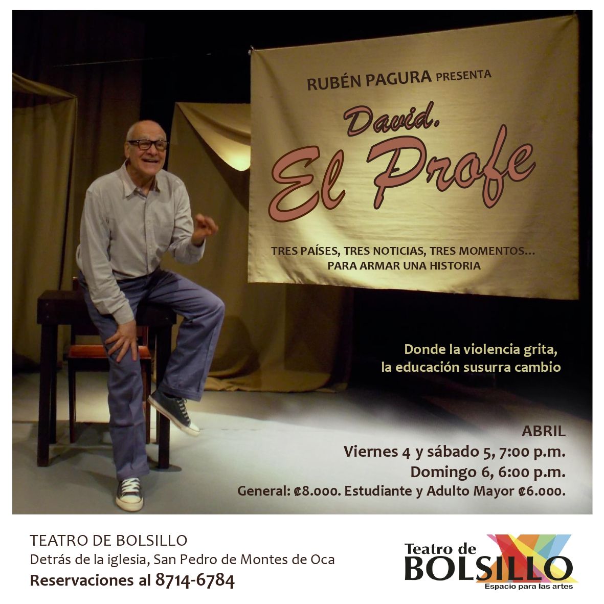 Afiche David El Profe