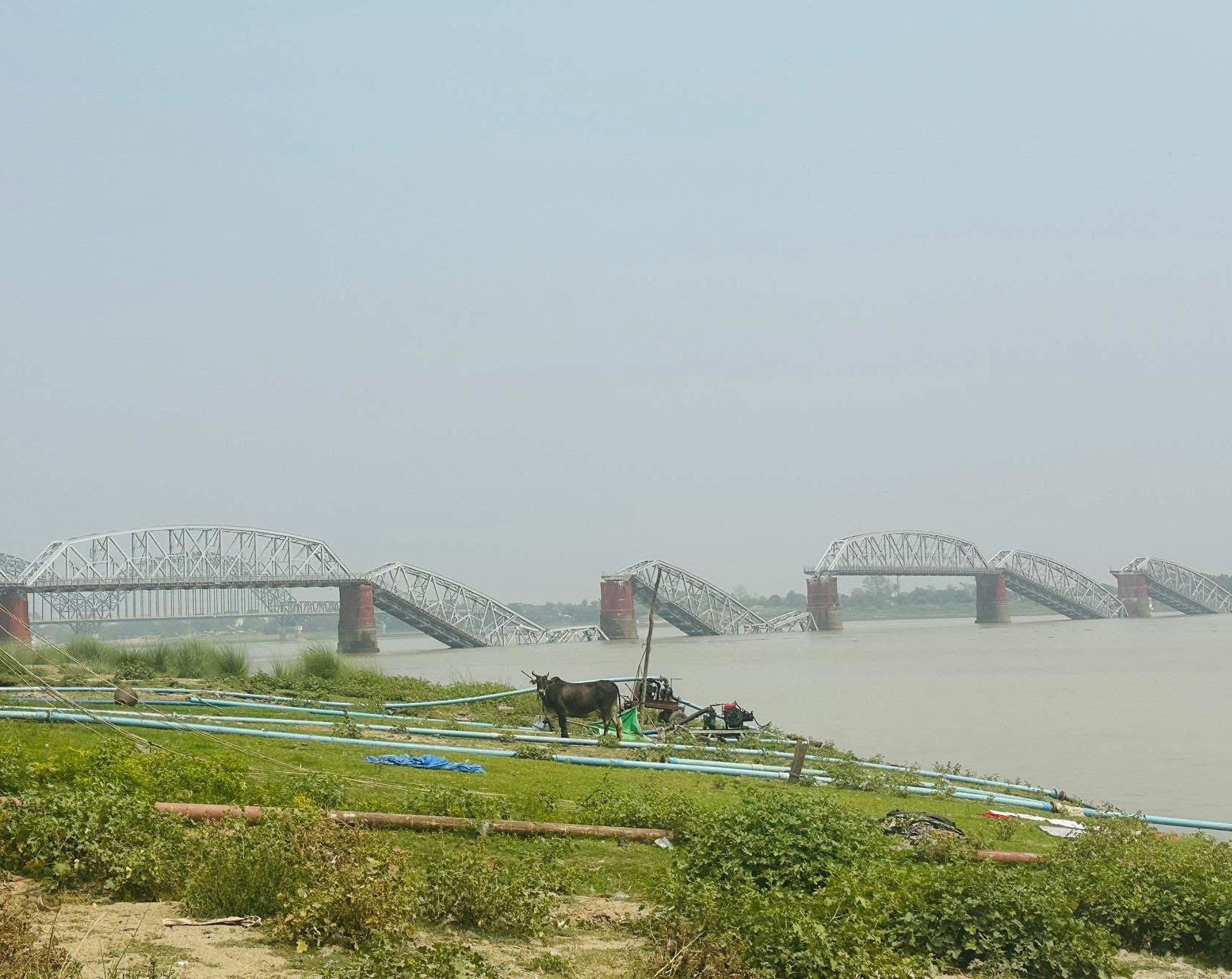 Birmania terremoto puente