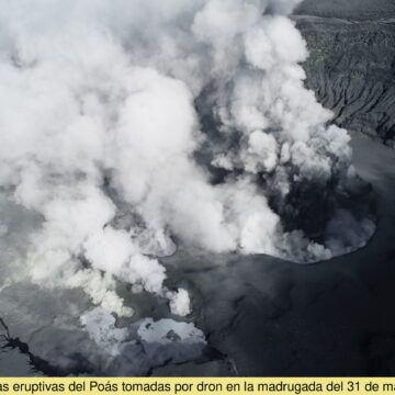 ¡La cosa se puso de alerta naranja en el Poás ante incremento de erupciones!