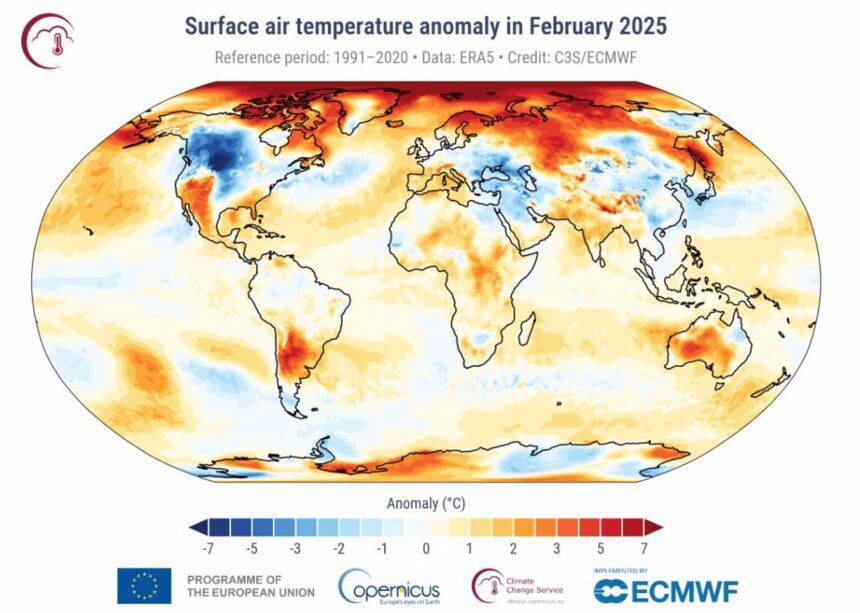 Alerta: El hielo marino del Ártico alcanzó extensión mínima histórica en febrero