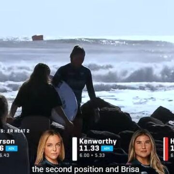Brisa Hennessy tuvo un mal día en Australia y se despide de la sexta parada del Tour Mundial en Gold Coast