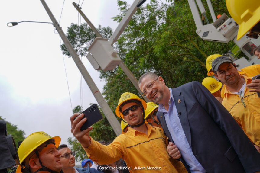 El ICE inaugura el comienzo del proyecto de iluminación y conectividad de 26 kms de la ruta 32