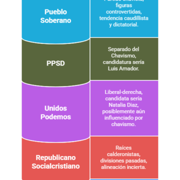 Los partidos políticos que ya renovaron estructuras y están listos para participar en los comicios del 26