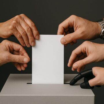 voto varias manos Encuesta revela que al menos 6 de cada 10 ticos no tienen preferencia electoral en este momento