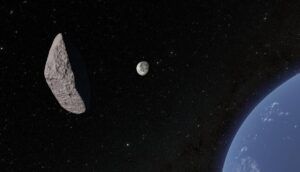 EuropaPress 6635080 imagen fija animacion muestra asteroide 2024 yr4 mientras pasa tierra