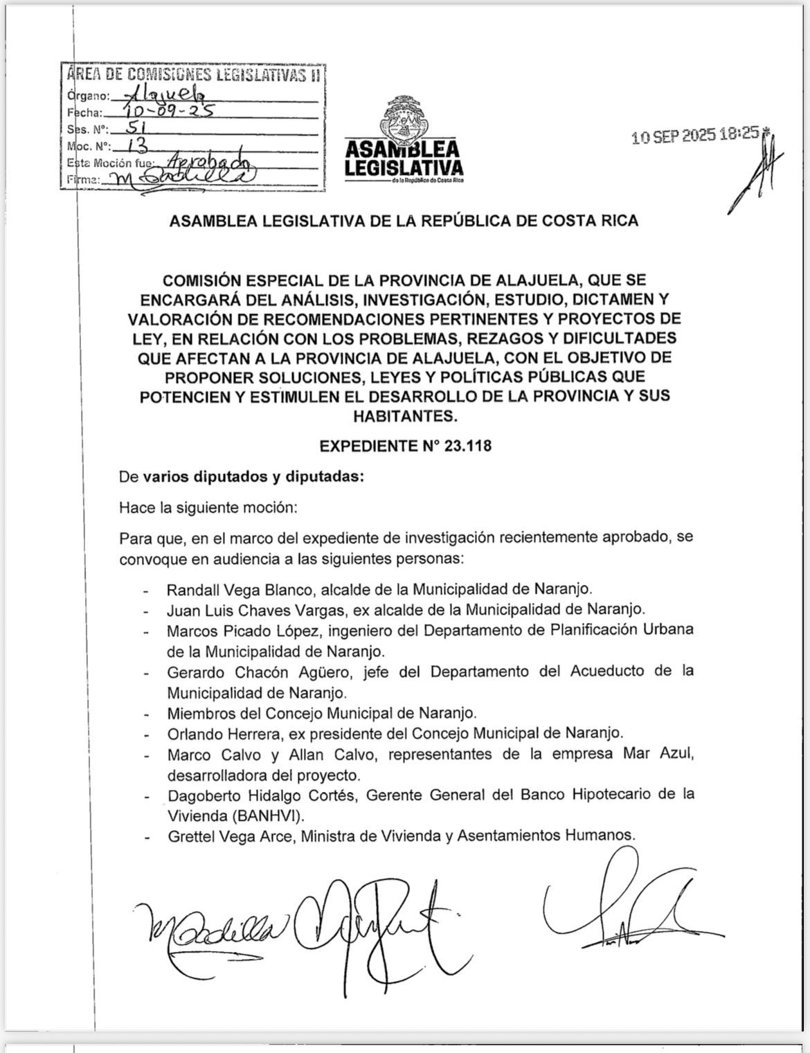 Diputadas de Alajuela investigarán la actuación del Ejecutivo en residencial de Naranjo para elevar posibles denuncias 16 WhatsApp Image 2025 09 23 at 12.21.20 PM
